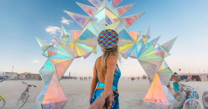 Burning man fashion men